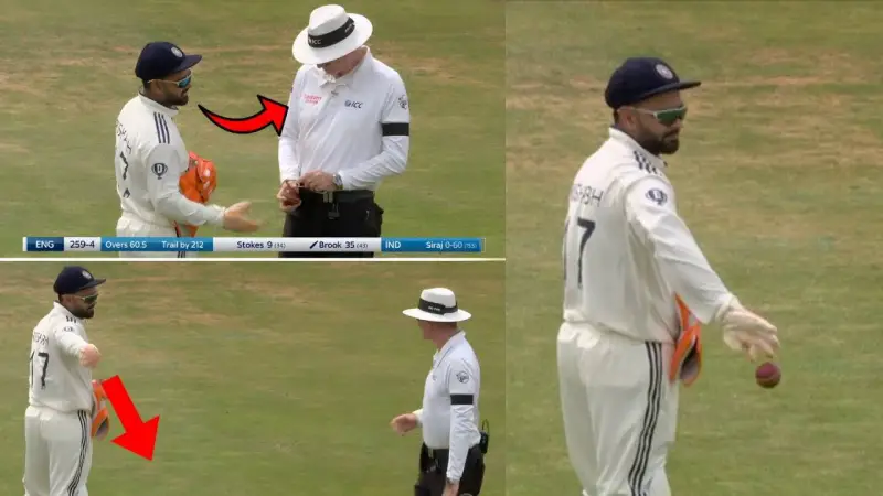 Rishabh Pant angry
