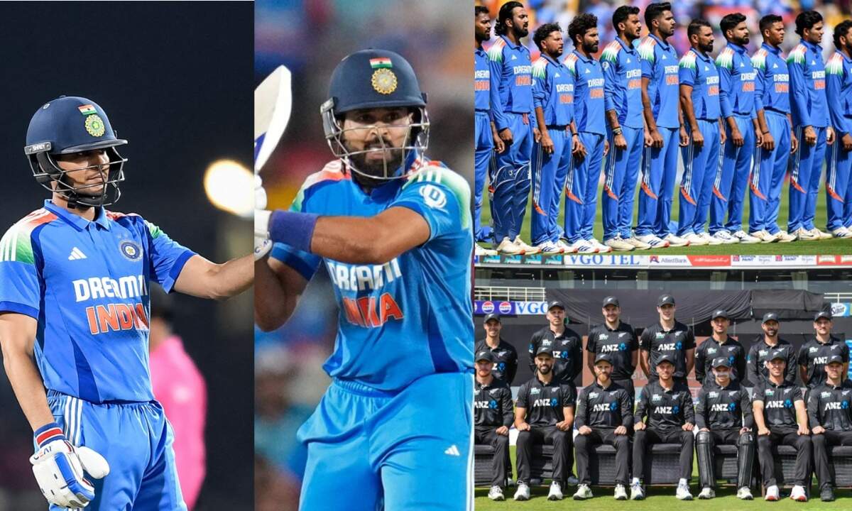 IND VS NZ: गिल कप्तान, श्रेयस उपकप्तान, रोहित-विराट बाहर, न्यूज़ीलैंड के खिलाफ 3 वनडे सीरीज के लिए Team India फाइनल