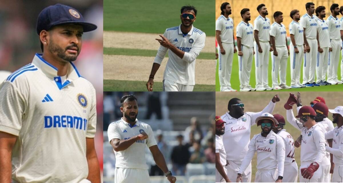 IND vs WI: श्रेयस अय्यर की वापसी, अक्षर-आकाशदीप को मौका, वेस्टइंडीज के खिलाफ टेस्ट सीरीज के लिए 16 सदस्यीय भारतीय टीम