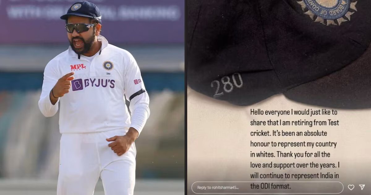 rohit sharma on test retirement