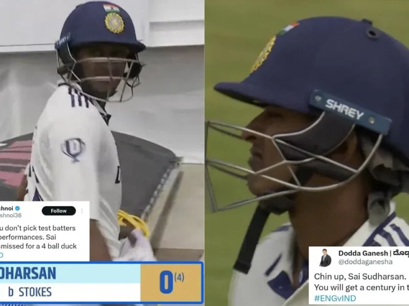 sai sudharsan troll IND vs ENG