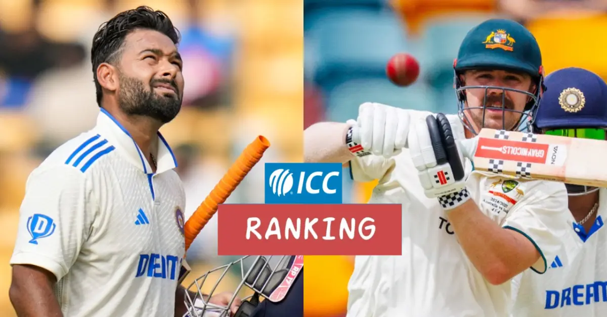ICC Test Rankings Rishabh Pant