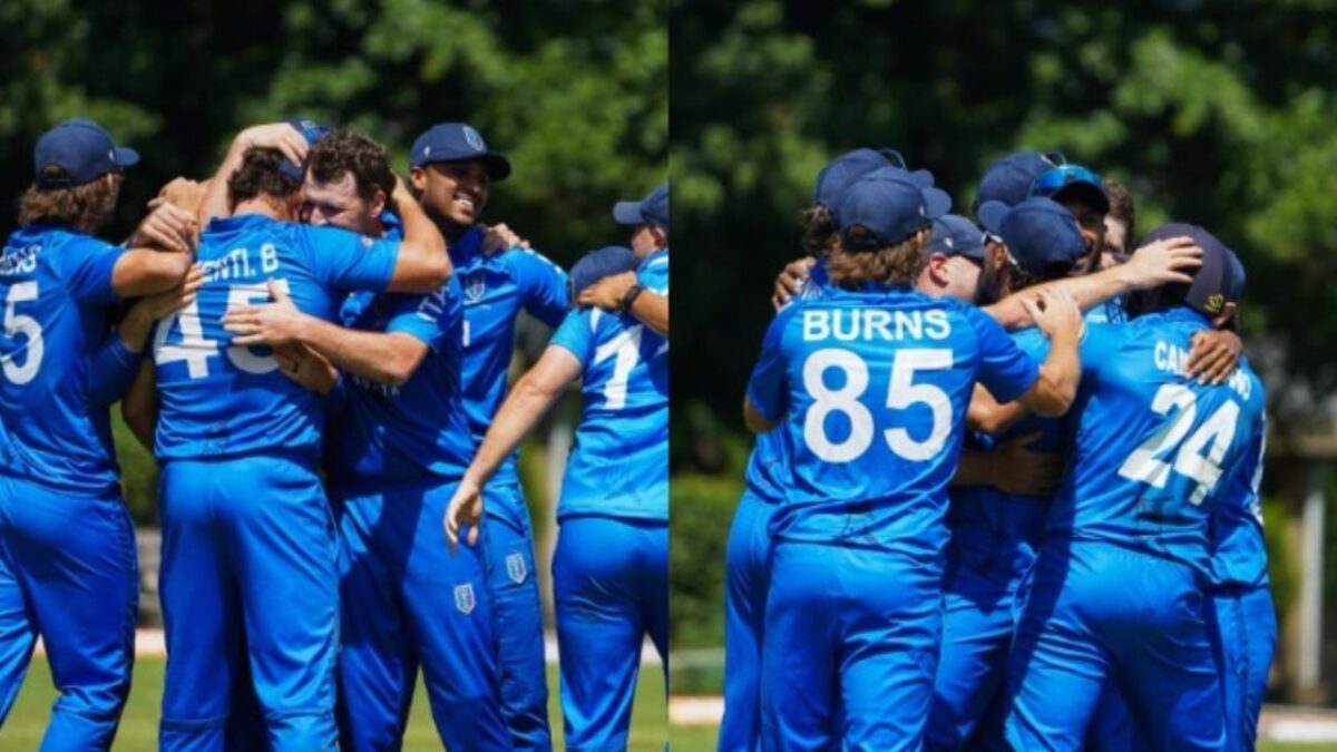 32 रैंक वाले देश ने टी20 में किया बड़ा उलटफेर, इटली ने इंग्लैंड के पड़ोसी देश को हराकर मचाया कोहराम, विश्वकप में करेगा एंट्री!