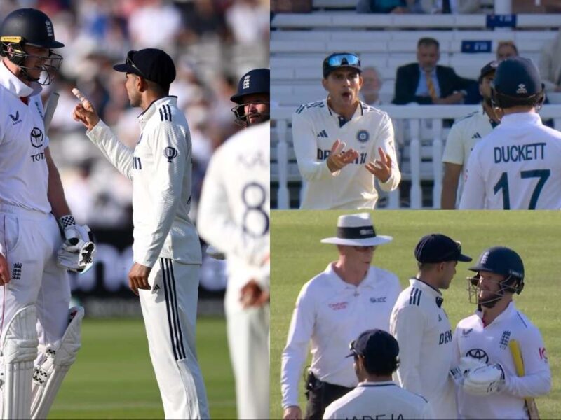 IND vs ENG: लॉर्ड्स टेस्ट में दिन के आखिरी ओवर में जमकर मचा बवाल, हाथापाई की आ गई नौबत, जानिए किस वजह भड़के गिल?