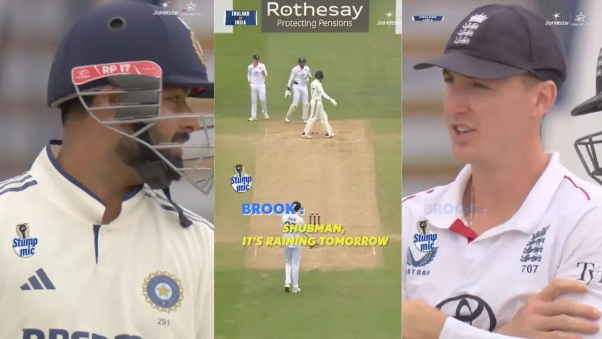 Rishabh Pant and Harry Brook sledge
