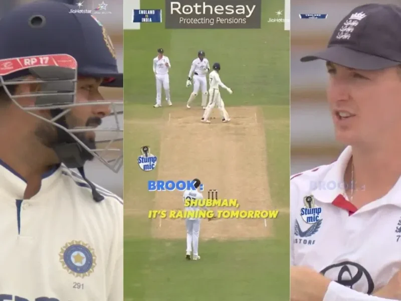Rishabh Pant and Harry Brook sledge