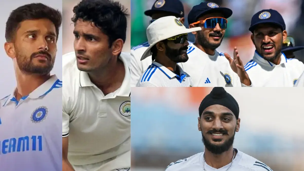 Team India Arshdeep Anshul Kamboj IND vs ENG