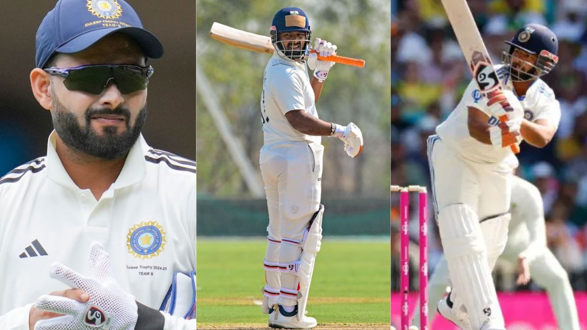 6 6 6 6 6....Rishabh Pant ने बल्ले से रचा इतिहास, 42 चौके..9 छक्के की मदद से तिहरा शतक! गेंदबाजों ने मांगी रहम की भीख