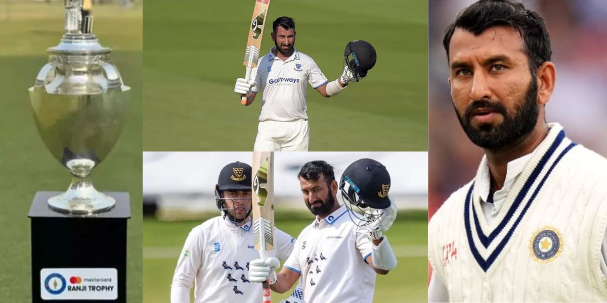 6,6,6,4,4,4,4,4,4,4......रणजी क्रिकेट में Cheteshwar Pujara के नाम की आंधी, 2 दिन में तूफानी बल्लेबाजी कर ठोके 352 रन