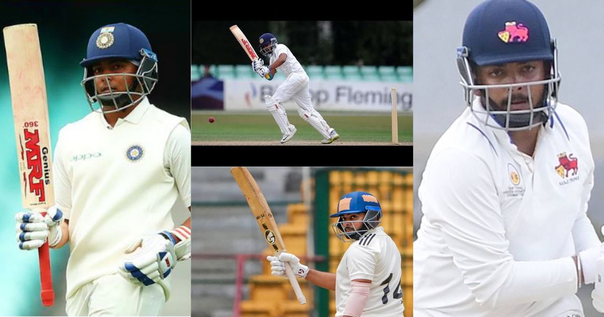 Prithvi Shaw Team India BCCI
