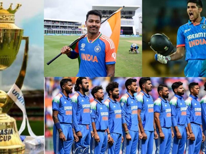 Asia Cup 2025 के लिए 15 सदस्यीय भारतीय टीम, 6 बल्लेबाज, 3 ऑलराउंडर और 6 गेंदबाज को मौका
