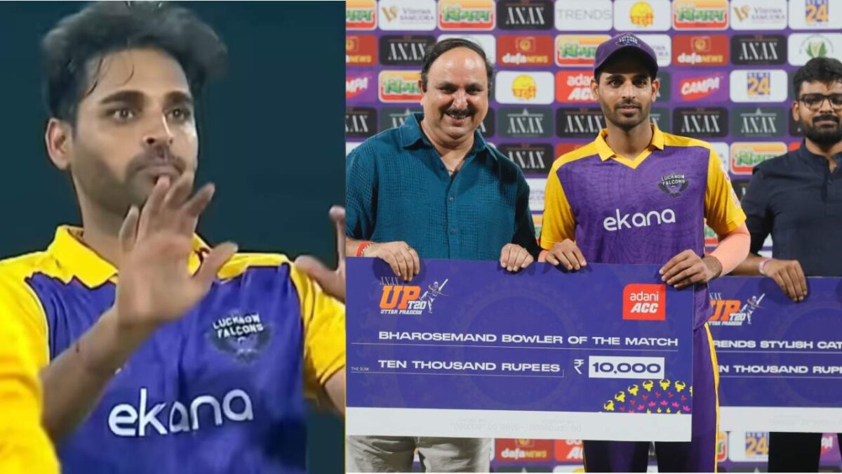 W W W W... भुवनेश्वर कुमार ने 18 गेंद में खूब काटा ग़दर, बल्लेबाजो की आइ सामत, भुवी की टीम को मिली जीत