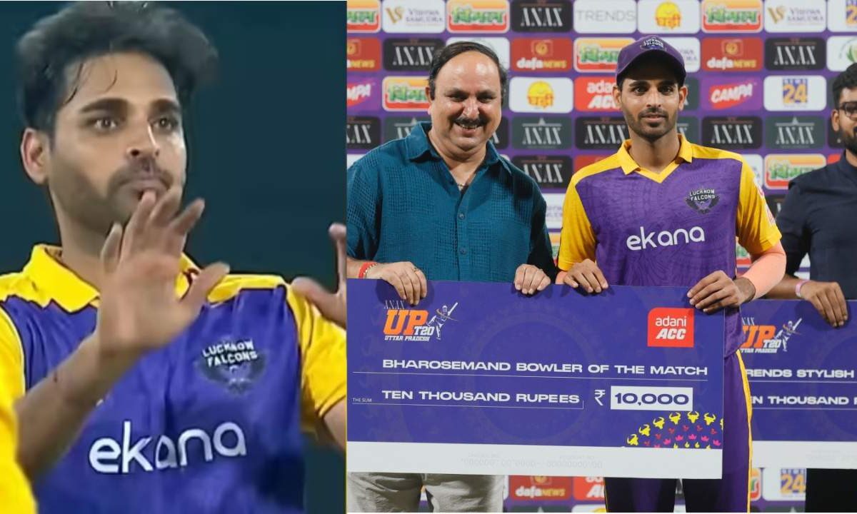 W W W W... भुवनेश्वर कुमार ने 18 गेंद में खूब काटा ग़दर, बल्लेबाजो की आइ सामत, भुवी की टीम को मिली जीत