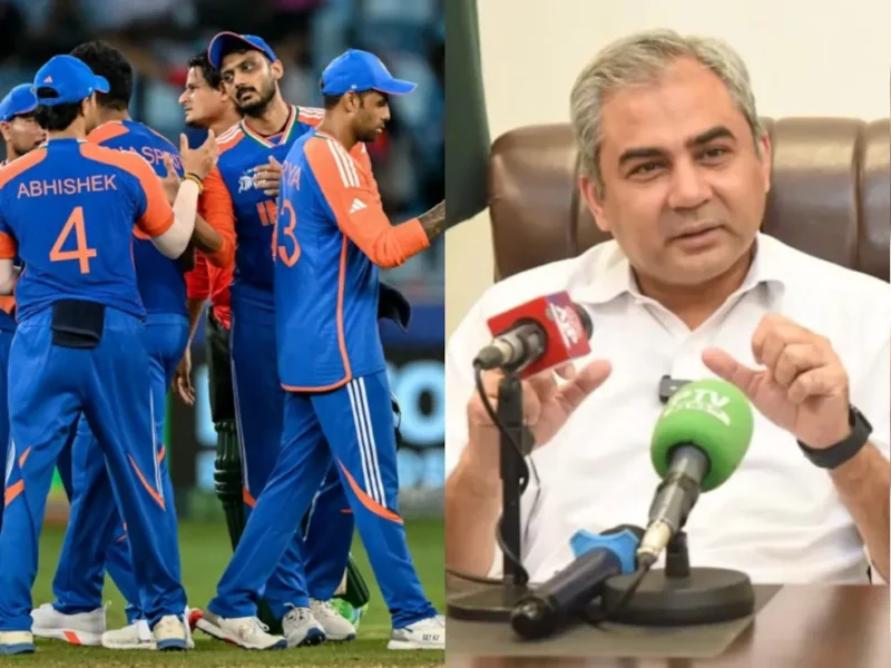 Mohsin Naqvi on Team India Asia Cup Trophy