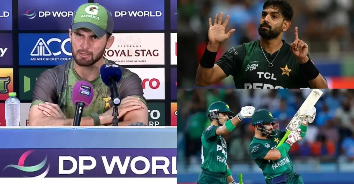 Shaheen Afridi on Haris Rauf