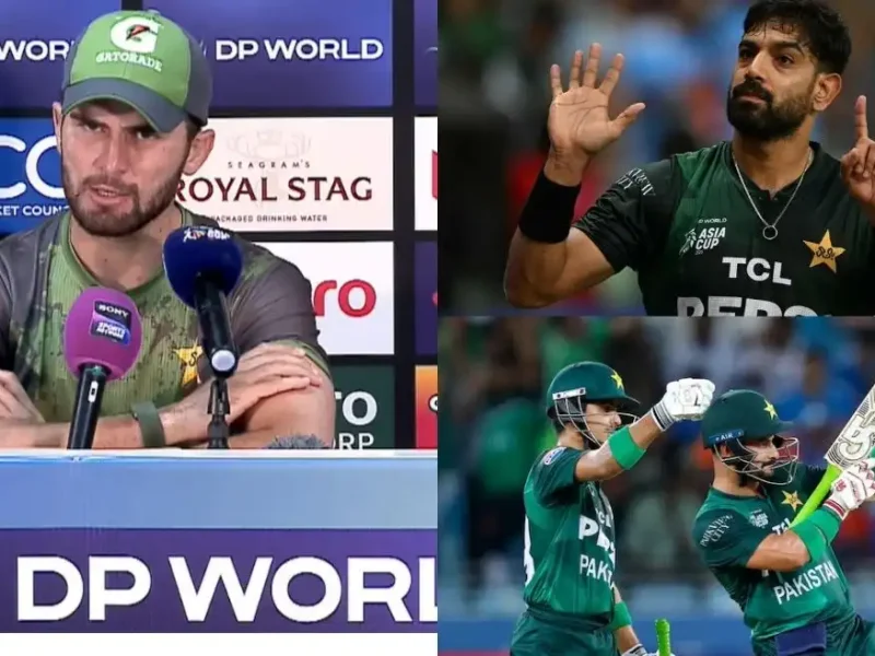 Shaheen Afridi on Haris Rauf