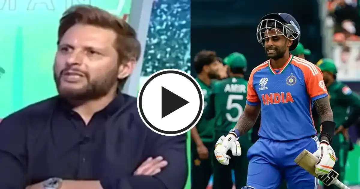 Shahid Afridi ON IND vs PAK