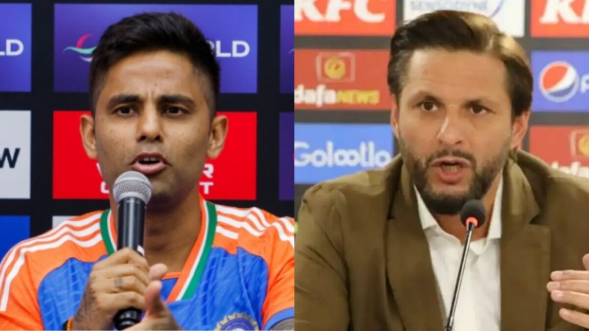 Suryakumar Yadav and Shahid Afridi