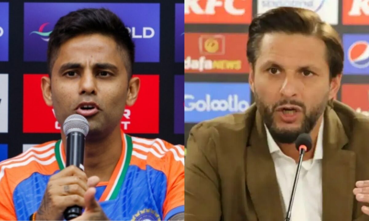 Suryakumar Yadav and Shahid Afridi