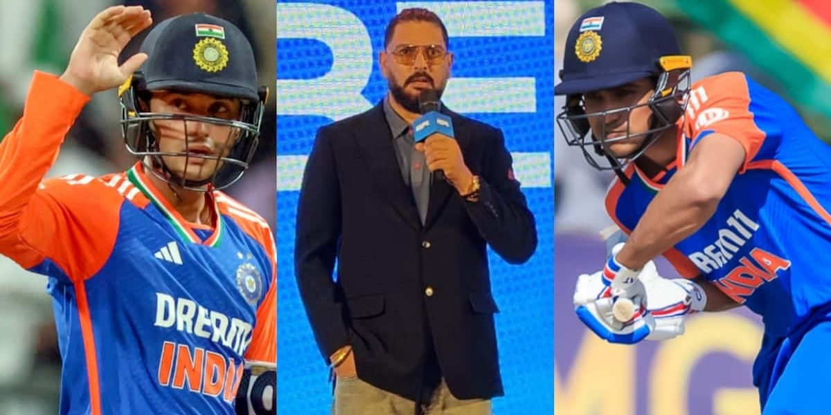 Yuvraj Singh and Abhishek Sharma