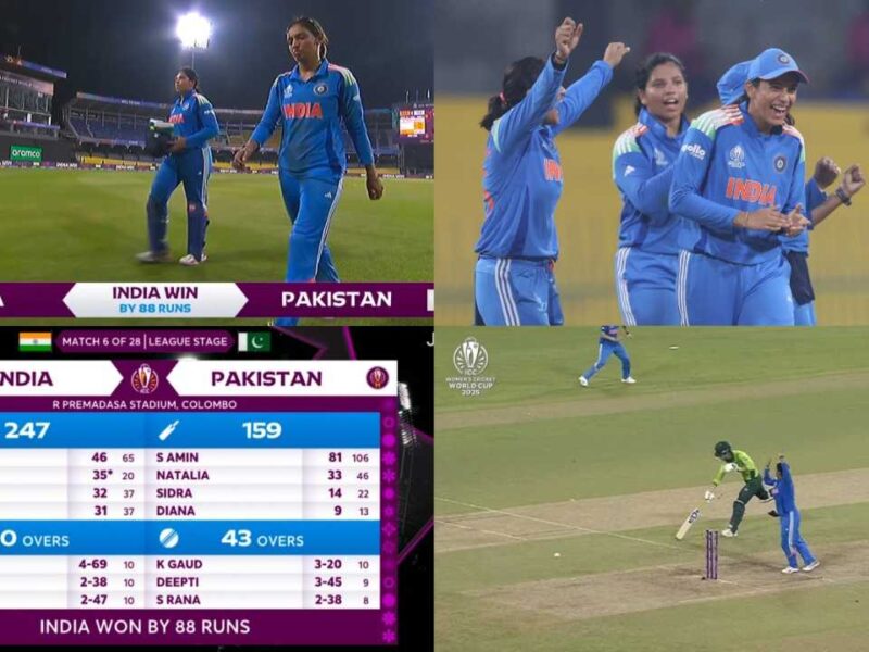 IND vs PAK: हार, हार, हार और हार, अब आईसीसी वनडे विश्वकप में भारत ने पाक रौंदा, 10 रन नहीं बना सके 8 बल्लेबाज, भारत की बम्पर जीत