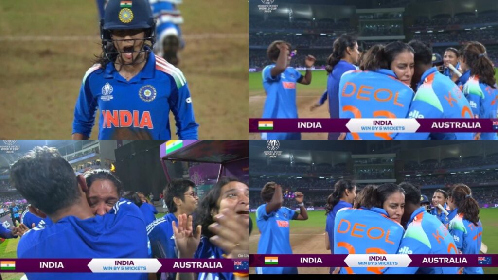 IND vs AUS: झांसी की रानी की तरह लड़ती रही जेमिमा, ऑस्ट्रेलिया को रौंद विश्वकप फाइनल में मारी एंट्री, पूरे भारत में बहे खुशी के आंसू IND vs AUS: झांसी की रानी की तरह लड़ती रही जेमिमा, ऑस्ट्रेलिया को रौंद विश्वकप फाइनल में मारी एंट्री, पूरे भारत में बहे खुशी के आंसू