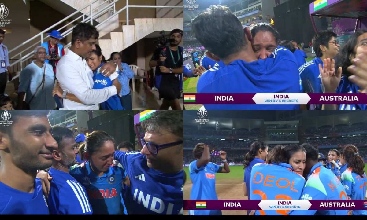 IND vs AUS: फुट-फुट कर रोयी भारतीय टीम, हरमन-स्मृति लिपट कर रोयी तो जेमिमा ने मां-बाप को पकड़कर रोयी, वीडियो वायरल, देखें