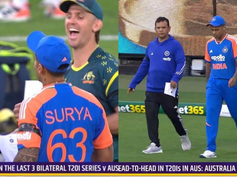 IND vs AUS: टॉस हारते ही बताया क्यों अर्शदीप को किया बाहर, सूर्यकुमार यादव ने दिया बड़ा बयान, ऑस्ट्रेलिया ने बदल दी टीम, देखें