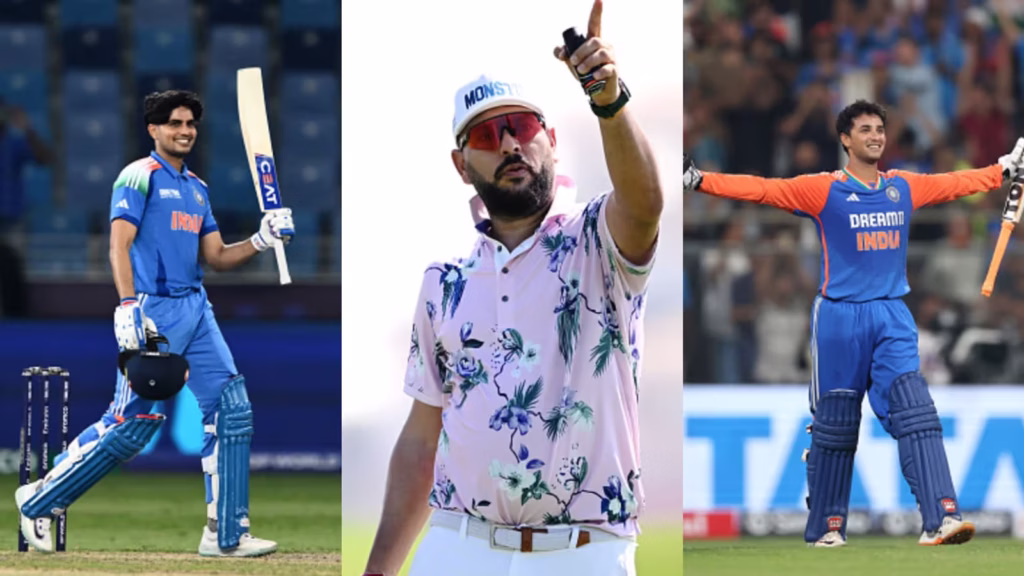 Yuvraj Singh Abhisheshk Sharma and Shubman Gill