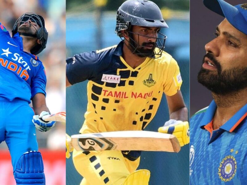 n jagadeesan break Rohit Sharma 264 Runs Records