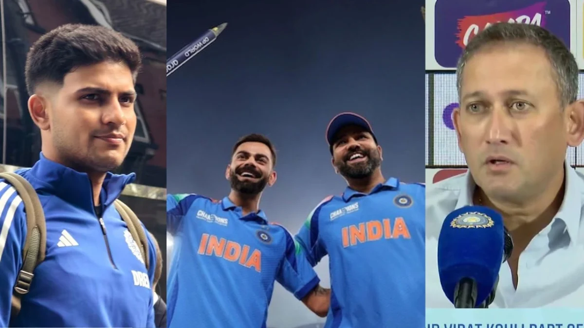 Rohit Sharma and Ajit Agarkar