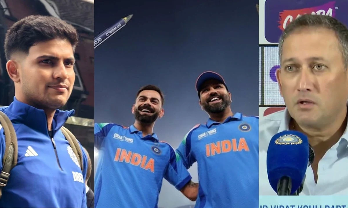 Rohit Sharma and Ajit Agarkar