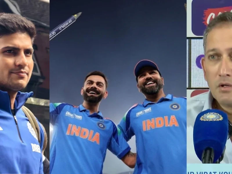 Rohit Sharma and Ajit Agarkar