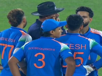 IND vs PAK: माज सदाकत को नॉट आउट दिए जाने के बाद जमकर हुआ बवाल, जितेश शर्मा और वैभव सूर्यवंशी ने काटा गदर, देखें वीडियो
