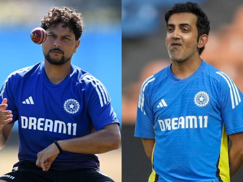 Gautam Gambhir and Kuldeep Yadav