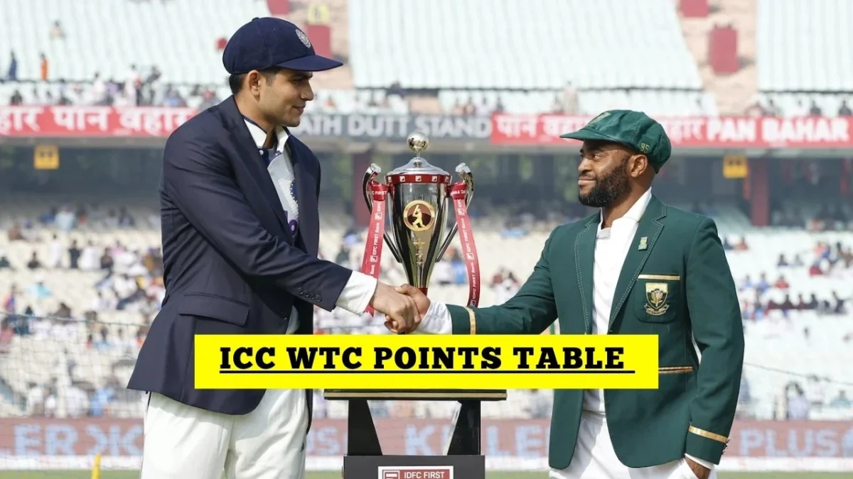ICC WTC Points Table 2025-27 after IND vs SA 1st Test