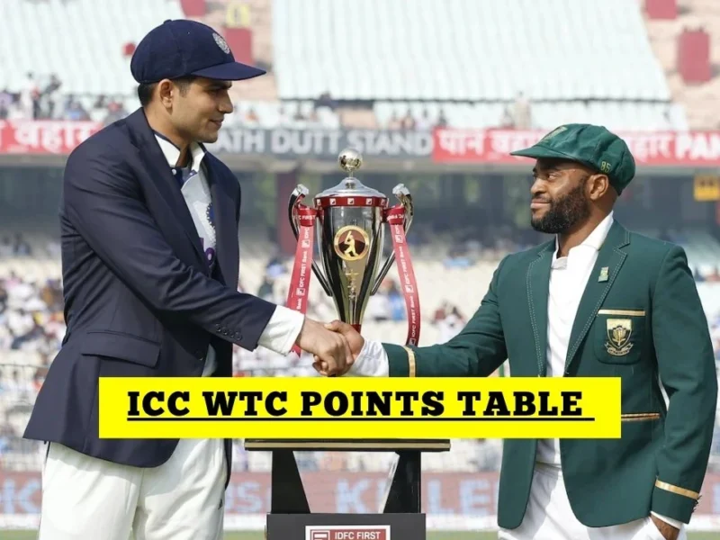 ICC WTC Points Table 2025-27 after IND vs SA 1st Test