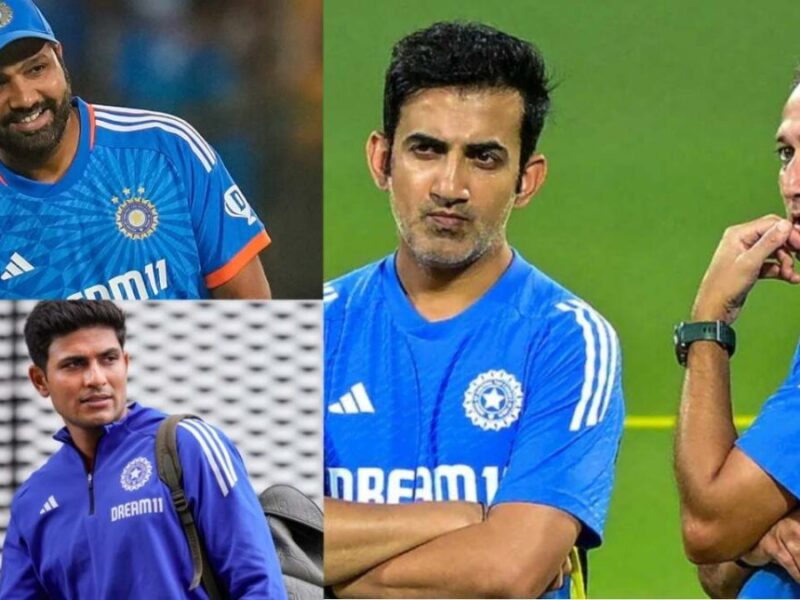 IND vs SA Team India Shubman Gill Rohit Sharma Gautam Gambhir and Ajit Agarkar