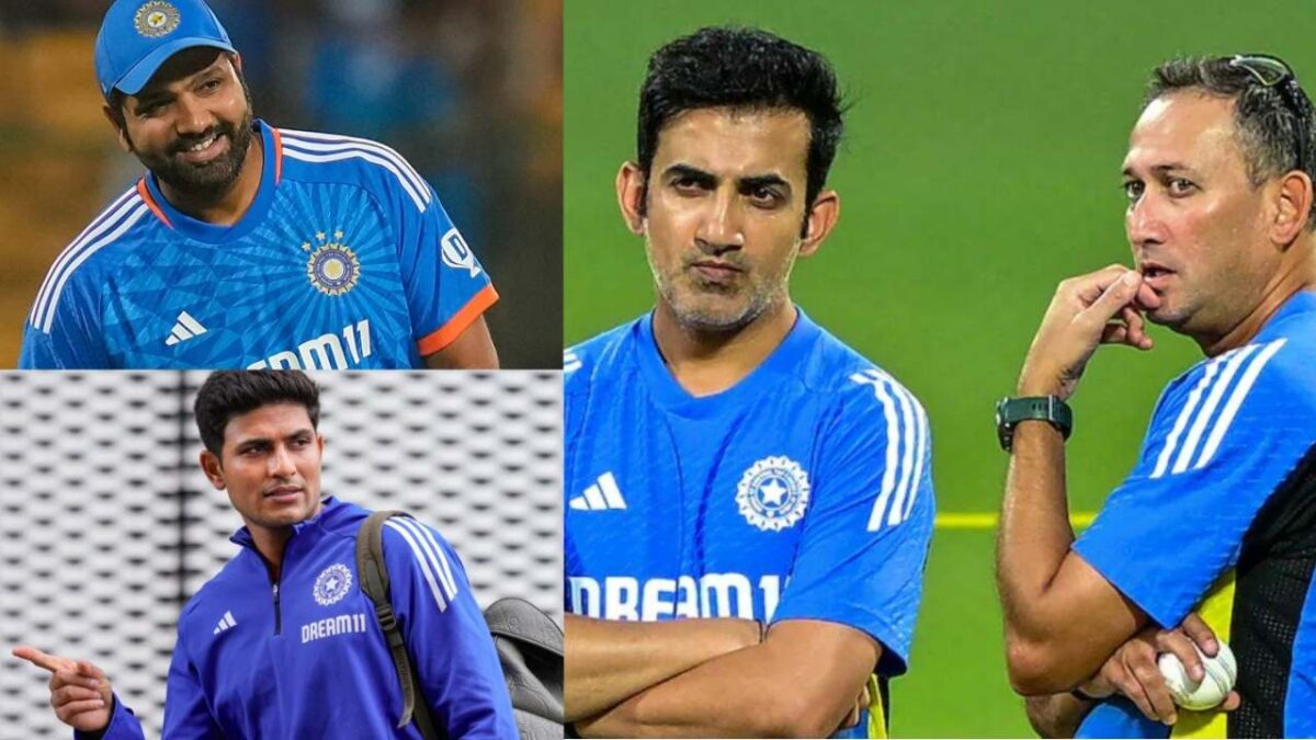 IND vs SA Team India Shubman Gill Rohit Sharma Gautam Gambhir and Ajit Agarkar