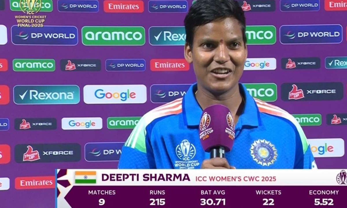 ना कोच ना कप्तान, दीप्ती शर्मा ने इन 2 शख्स को दिया अपनी जीत का श्रेय, बल्ले से 58 रन और गेंद से झटके 5 विकेट