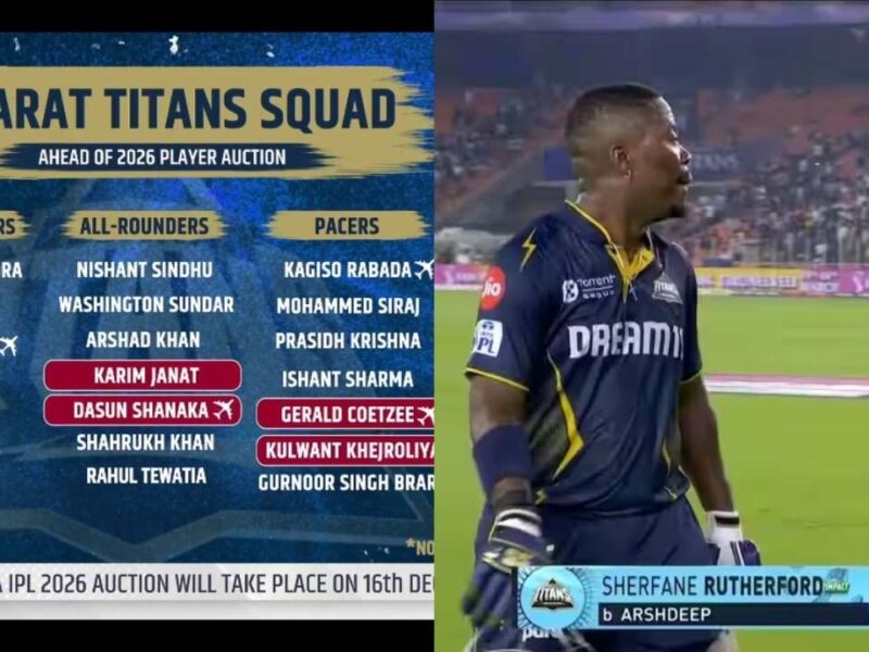 Gujarat Titans ने मचाया बवाल, 6 खिलाड़ी को किया रिलीज, पर्स में बचाये इतने करोड़, इस महंगे खिलाड़ी को मुंबई को सौंपा