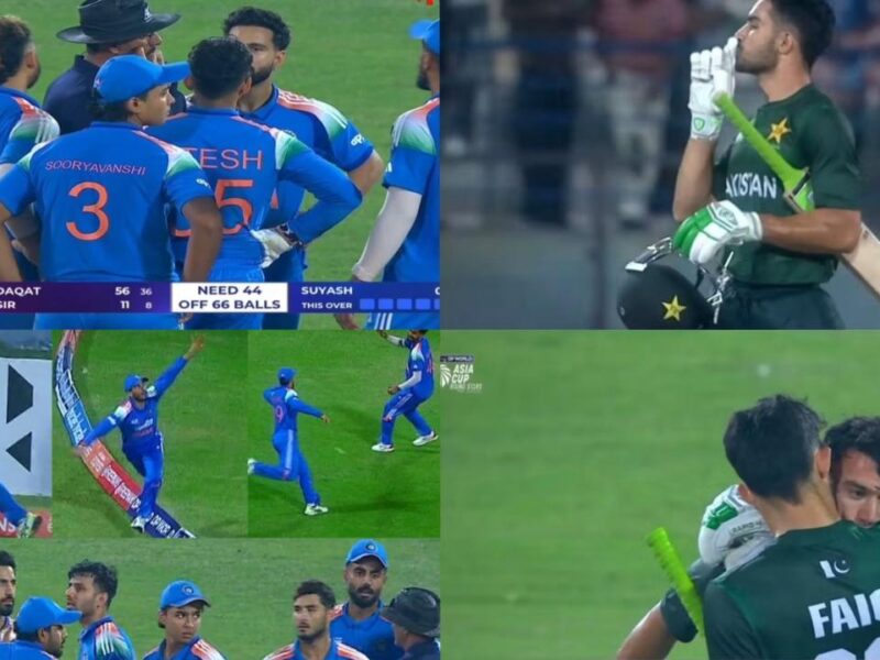 IND A vs PAK A: 6 6 6 4 4 4 …वैभव सूर्यवंशी ने अकेले कूटा, मैच में जमकर हुई बेईमानी, अंपायर से भिड़े खिलाड़ी, 8 विकेट से हुई हार