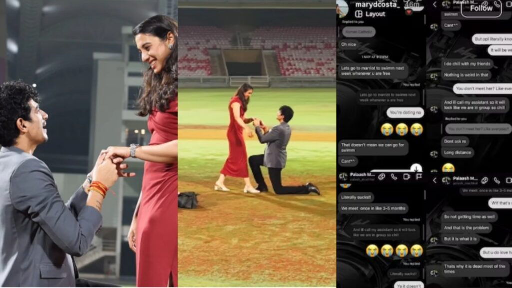 Palash Muchhal Smriti Mandhana Cheating Chats with other girls