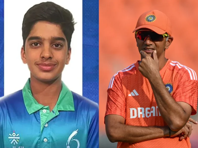 Rahul Dravid son Anvay Dravid Team India