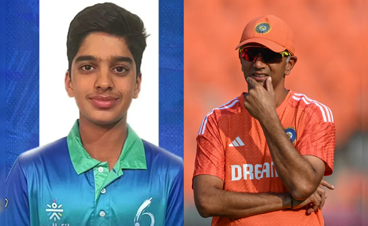 Rahul Dravid son Anvay Dravid Team India