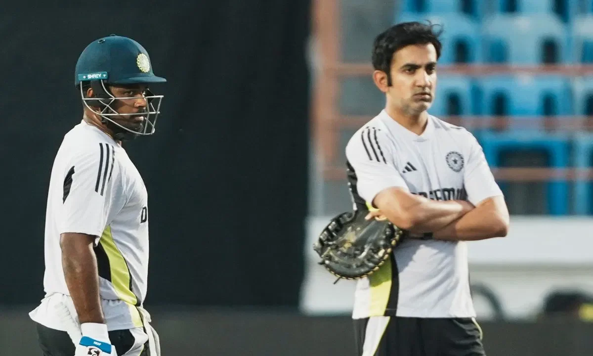 Sanju Samson and Gautam Gambhir