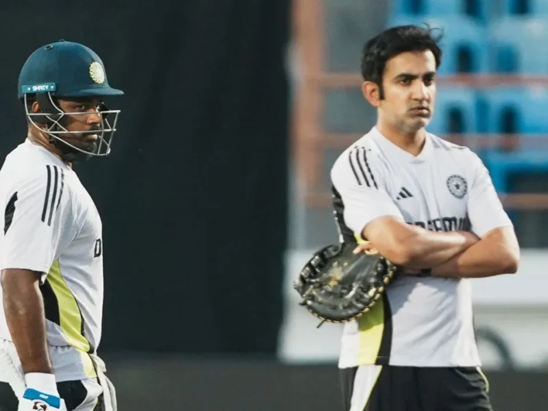 Sanju Samson and Gautam Gambhir