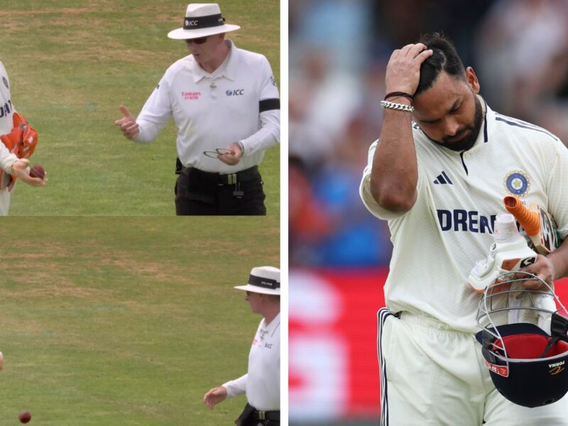 Umpires Warn Rishabh pant