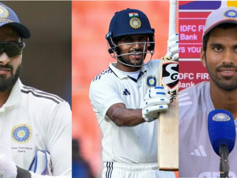 Washington Sundar ON Rishabh Pant and Dhruv Jurel