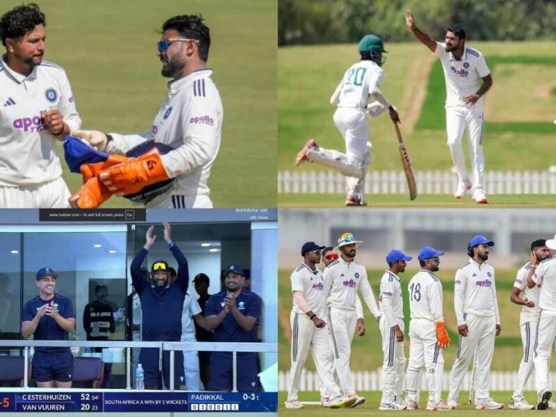 कुलदीप, सिराज, केएल राहुल, पंत की मौजुदगी में साउथ अफ्रीका ए ने भारत को हराया, कप्तान पंत की इस गलत फैसल से हारा भारत